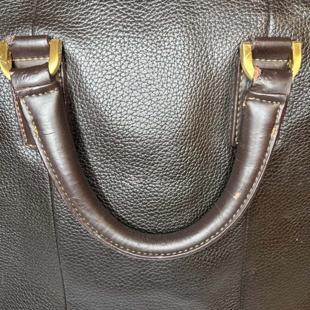 Brooks Brothers Leather Briefcase / Laptop Bag